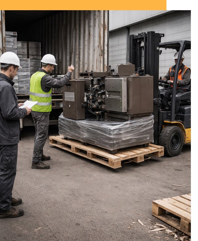 Доставка промышленного оборудования из Европы от 45545