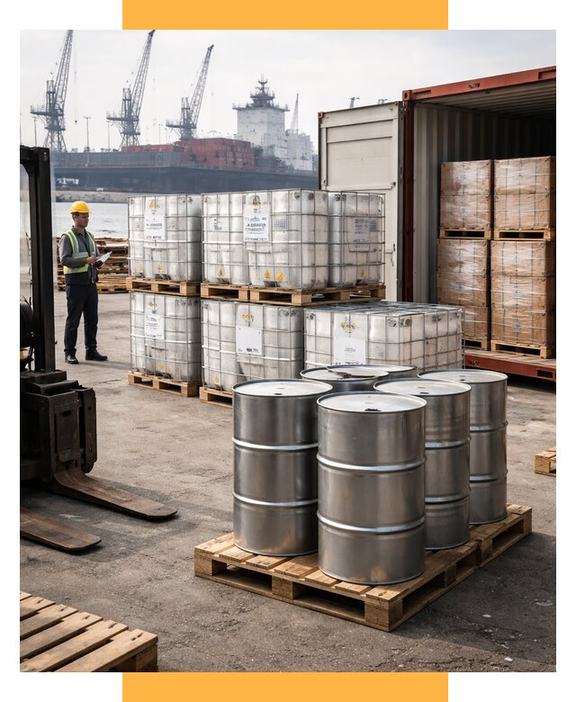 Доставка химического сырья из Индии от 253025 р. | СетСервис-Чкв