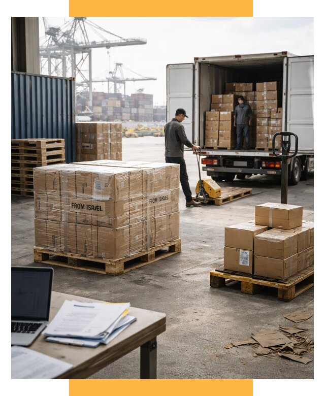 Доставка грузов из Израиля от 15182 р., логистика от СетСервис-Чкв