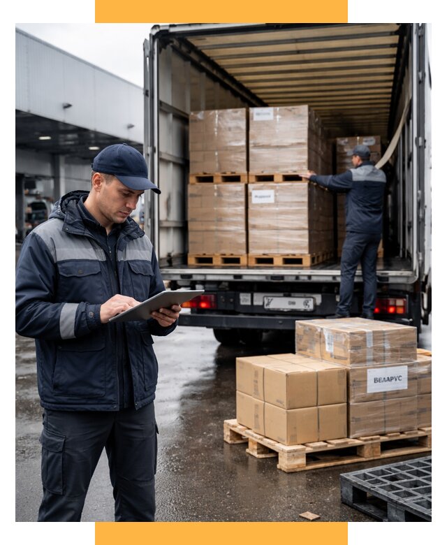 Доставка грузов из Беларуси от 15182 р. логистика СетСервис-Чкв