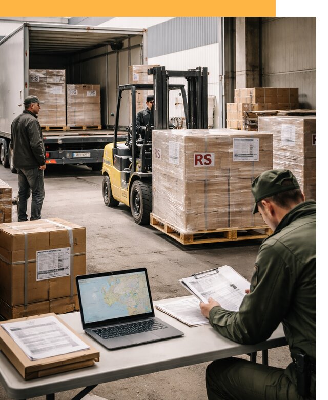 Доставка грузов в Сербию от 45545 руб, международные перевозки