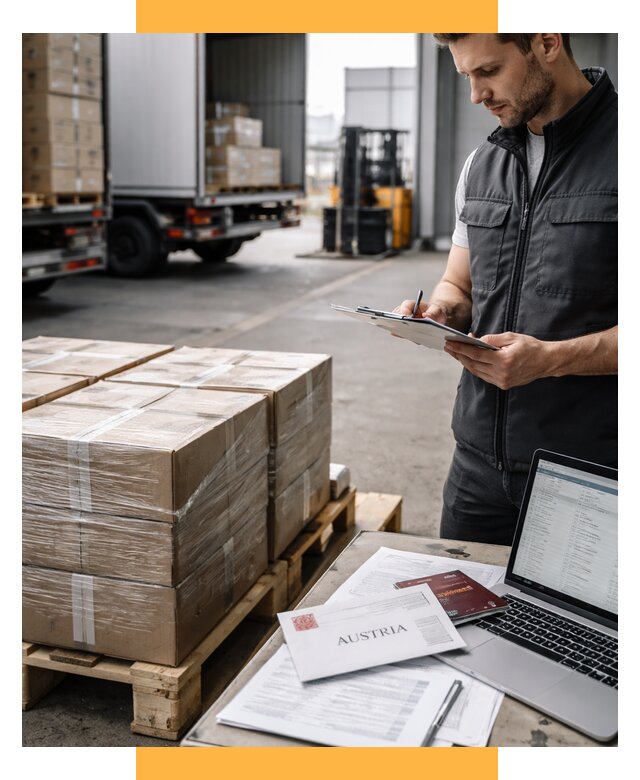 Доставка в Австрию от 65787 р. Логистика и экспорт СетСервис-Чкв