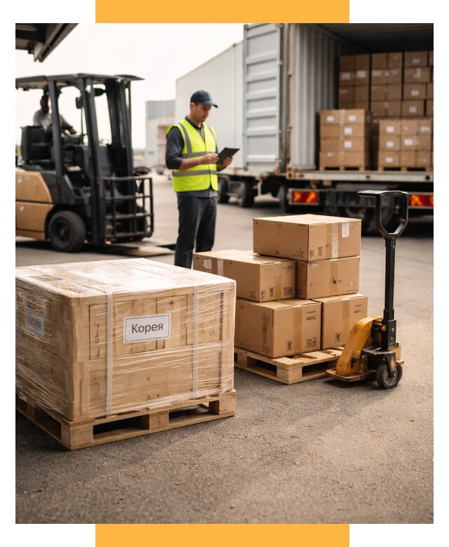 Доставка грузов в Корею из России от 35424 р. | СетСервис-Чкв