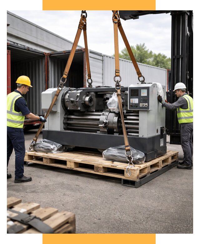 Перевозка станков и таможня от 60726 р. | СетСервис-Чкв логистика