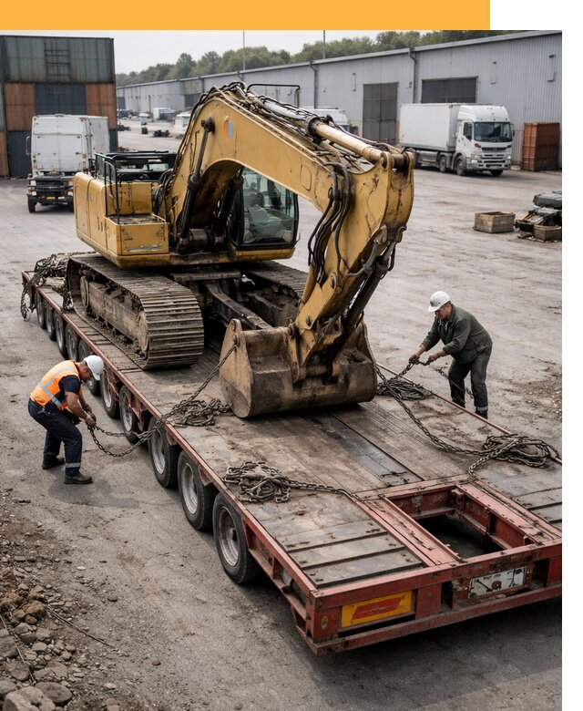 Перевозка спецтехники по России и миру от 45545 руб