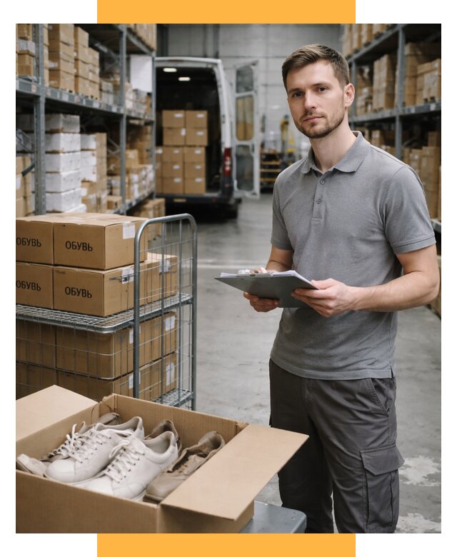 Доставка обуви из Китая и Турции от 4554 р. СетСервис-Чкв