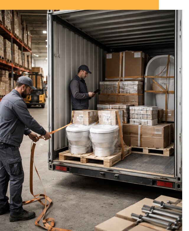 Перевозка сантехнического оборудования по России и миру от 1822