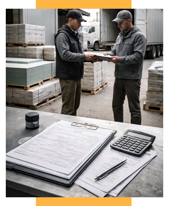 Таможенное оформление стройматериалов от 8603 р. | СетСервис-Чкв